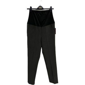 Oh Mamma! Women's Heathered Gray Maternity Dress Pants Size S